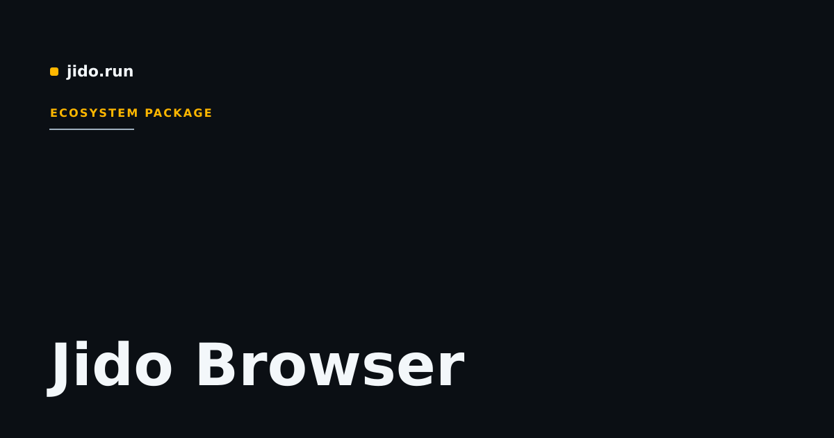 Jido Browser: Browser automation for AI agents with 26 composable ...